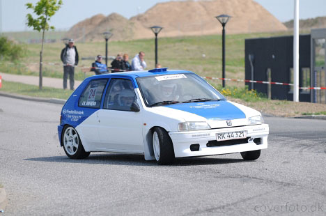 Glimt fra Rallysprint på Regnbueringen
(Foto: Jimmy Lerche (Coverfoto.dk))